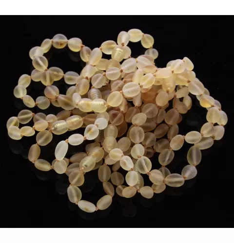 10 Raw Honey BEANS Baltic amber adult bracelets 19cm
