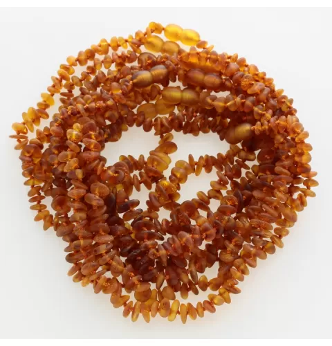 10 Raw CHIPS Baltic amber teething Baby necklaces 32cm