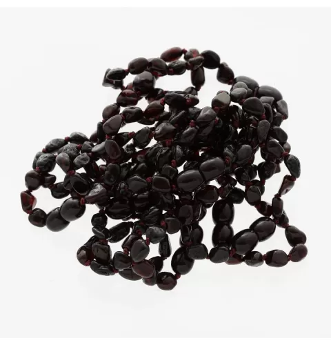 10 Cherry BEANS Baltic amber teething Baby bracelets 16cm