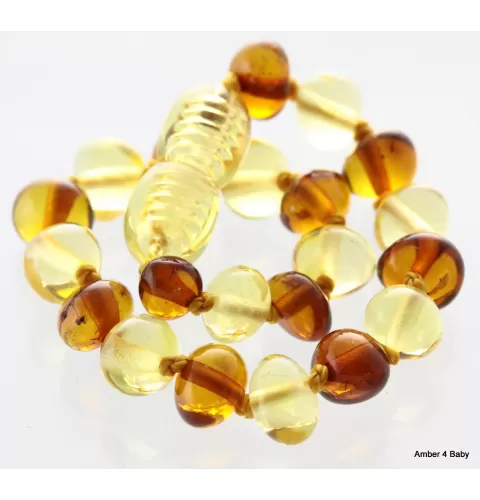 Baltic Amber Teething Bracelet for Babies