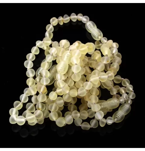 10 Raw Lemon BAROQUE Baltic amber teething bracelets 14cm