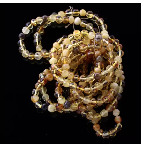 10 Mix BAROQUE Baltic Amber Stretchy Bracelet 18cm