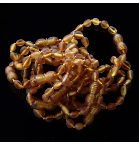 10 Raw Honey BEANS Baltic amber teething bracelets 14cm