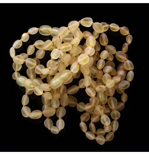 10 Raw Honey BEANS Baltic amber teething bracelets 14cm