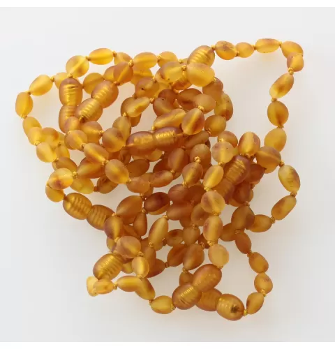 10 Raw Honey BEANS Baltic amber teething bracelets 14cm