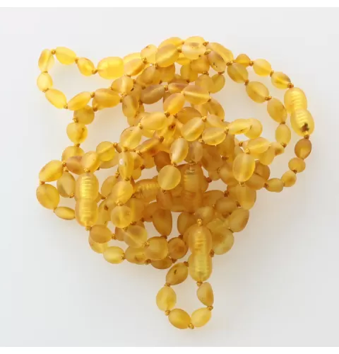 10 Raw Honey BEANS Baltic amber teething bracelets 14cm