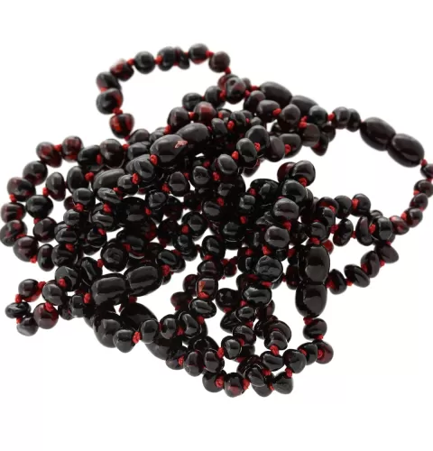 10 Cherry BAROQUE Baltic amber teething bracelets 14cm