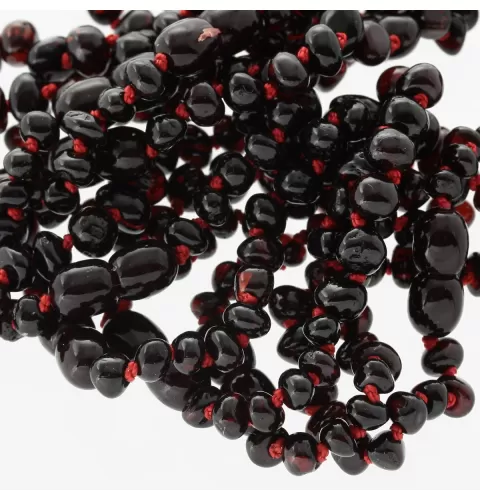 10 Cherry BAROQUE Baltic amber teething bracelets 14cm