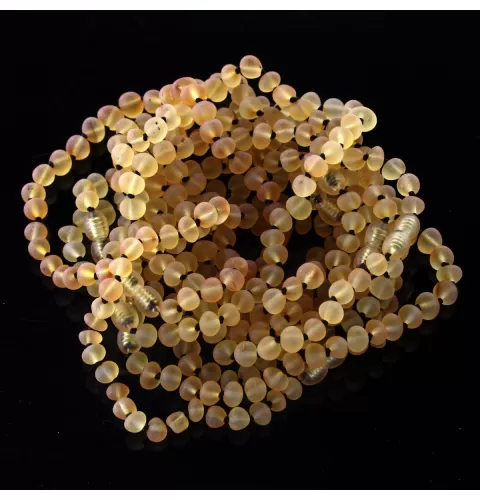 10 Raw Honey Baltic Amber Anklets 25cm