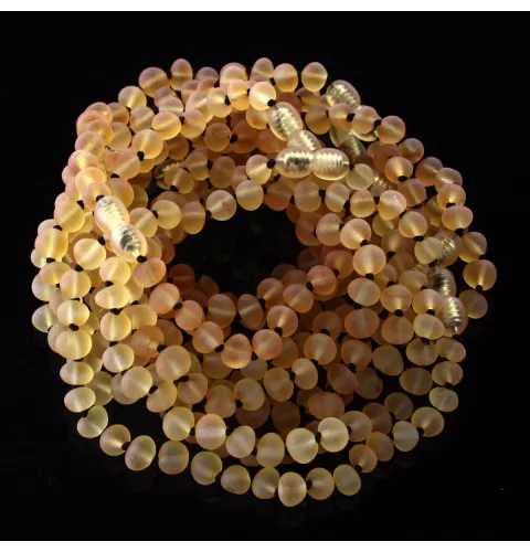 10 Raw Honey Baltic Amber Anklets 25cm