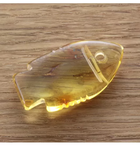 Baltic Amber figurine FISH Pendant Charm
