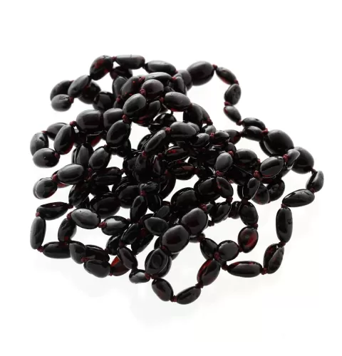 10 Cherry BEANS Baltic amber teething Baby bracelets 14cm