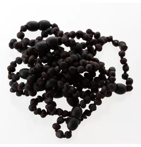 10 Raw Small Cherry BAROQUE Baltic amber teething bracelets 14cm