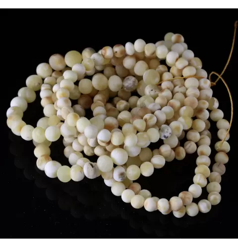 10 Raw White BAROQUE Baltic amber adult stretch bracelets 18cm