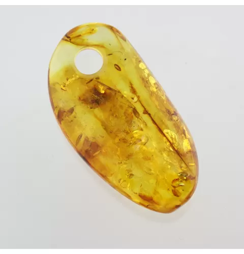 Natural Baltic Amber Hole Pendant