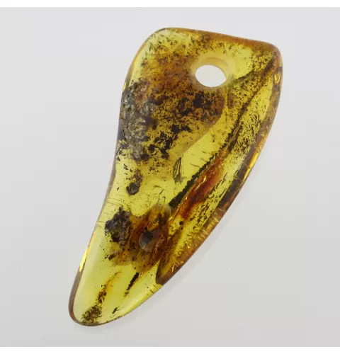 Natural Baltic Amber Hole Pendant