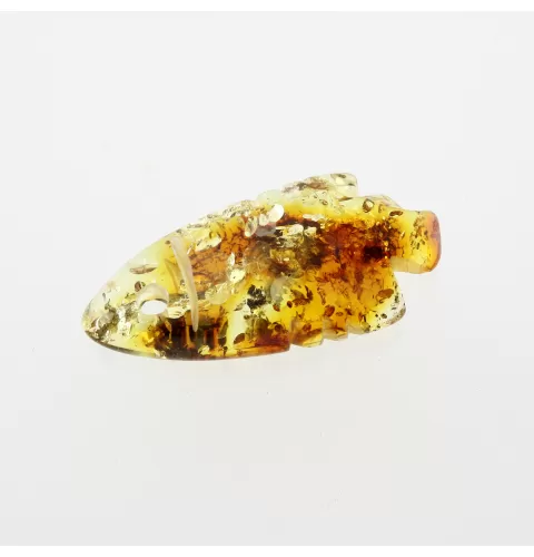 Baltic Amber figurine FISH Pendant Charm
