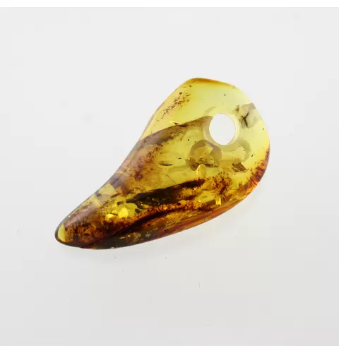 Natural Baltic Amber Hole Pendant
