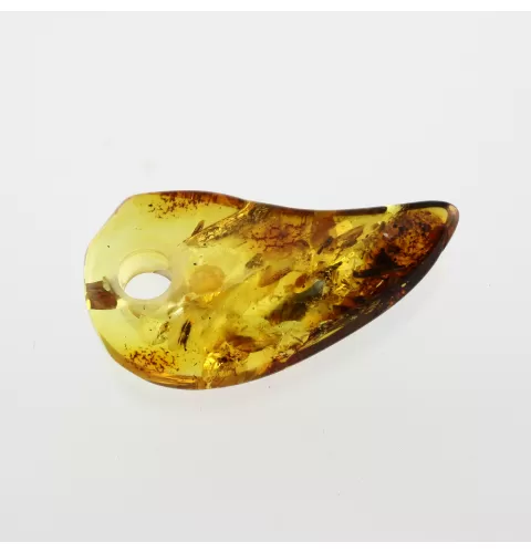 Natural Baltic Amber Hole Pendant