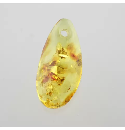 Natural Baltic Amber Hole Pendant