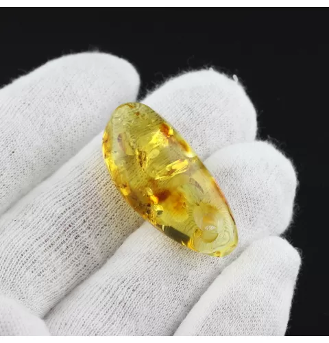 Natural Baltic Amber Hole Pendant
