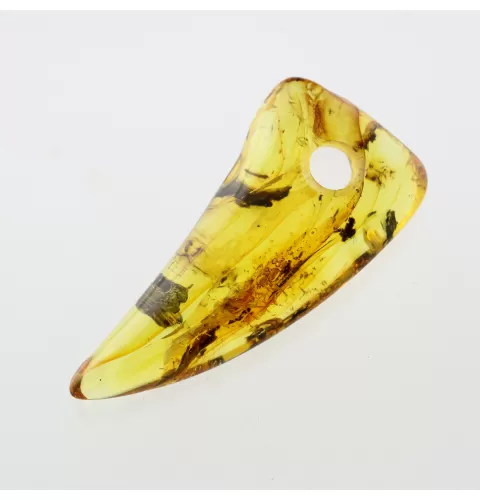 Natural Baltic Amber Hole Pendant