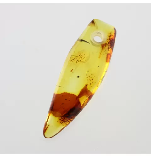 Natural Baltic Amber Hole Pendant