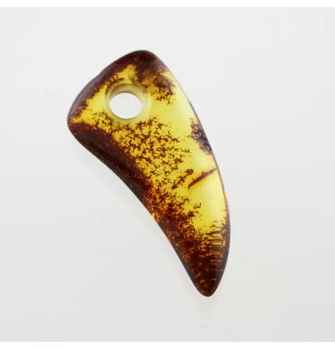 Natural Baltic Amber Hole Pendant