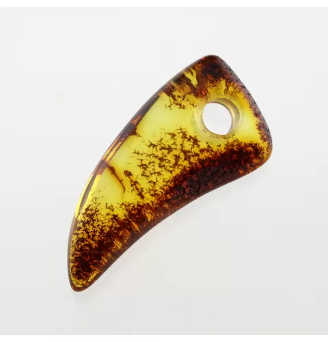 Natural Baltic Amber Hole Pendant