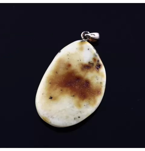Unique Color DROP Baltic Amber Pendant