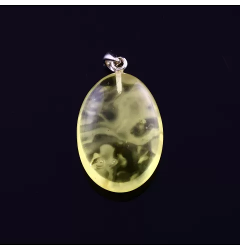 Unique Color DROP Baltic Amber Pendant
