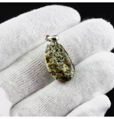 Unique Color DROP Baltic Amber Pendant