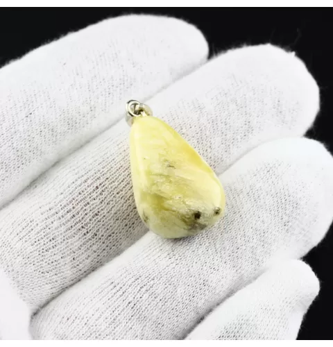 Unique Color DROP Baltic Amber Pendant