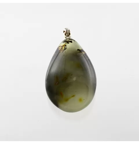 Unique Color DROP Baltic Amber Pendant