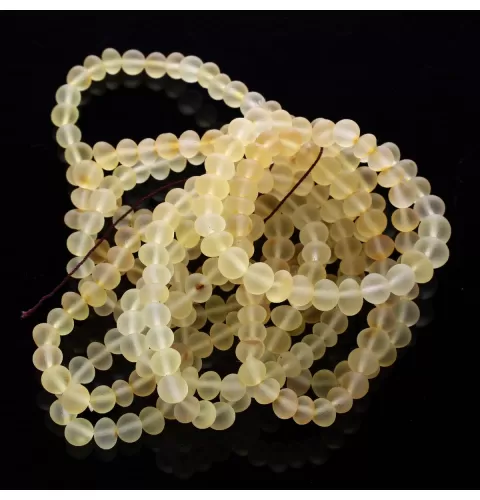 10 Raw Lemon Stretch BAROQUE Baltic amber adult bracelets 19cm