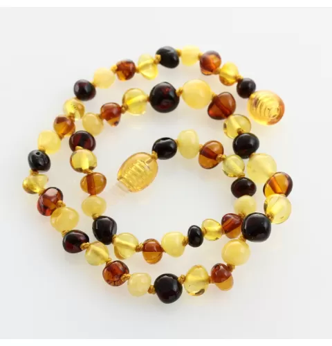 Multi4 Baltic Amber Teething Necklace For Babies