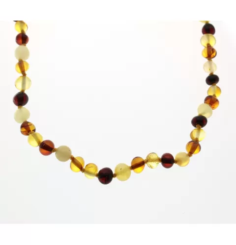 Multi4 Baltic Amber Teething Necklace For Babies