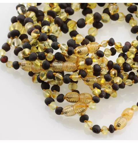 Healing Baby Baltic Amber Teething Necklace