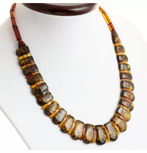 Elegant Baltic amber necklaces collar 44cm