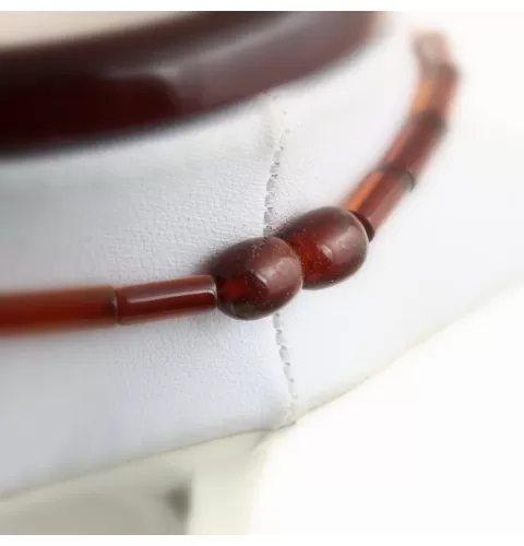 Elegant Baltic amber necklaces collar 44cm