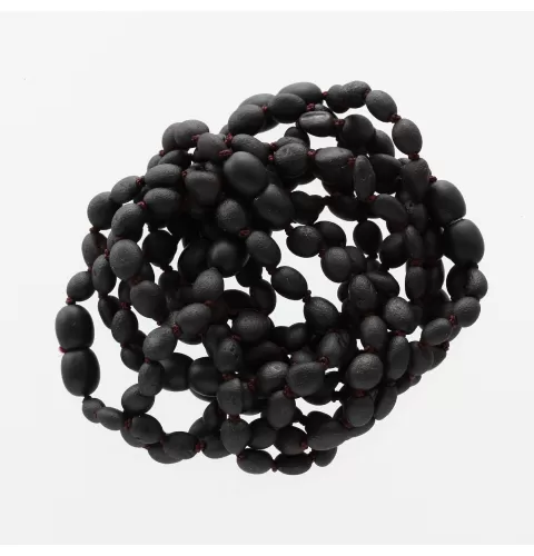 10 Raw Cherry BEANS Baltic amber teething bracelets 16cm