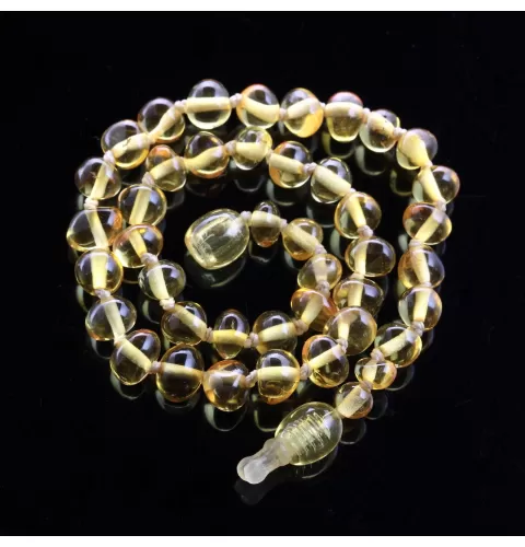 Pop Baroque Teething Baltic Amber Necklace