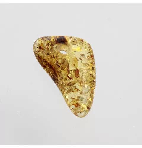 Natural Baltic Amber Hole Pendant