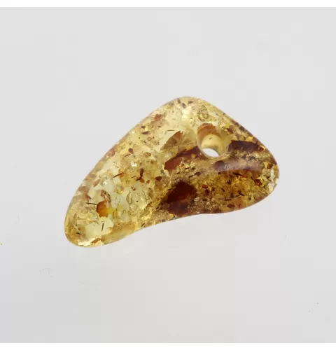 Natural Baltic Amber Hole Pendant