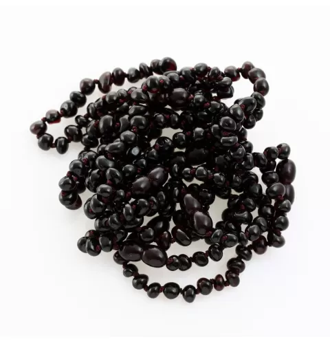 10 Cherry BAROQUE Baltic amber teething bracelets 16cm