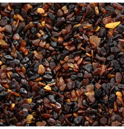 Natural CHIPS Baltic amber holed loose beads