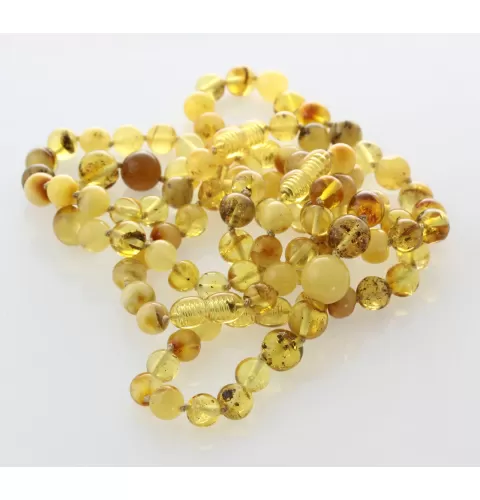 5 Mix Big ROUND beads Baltic amber bracelets 20cm