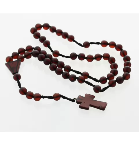 Christian ROSARY made of natural Baltic amber