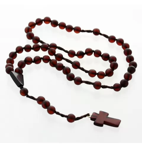 Christian ROSARY made of natural Baltic amber
