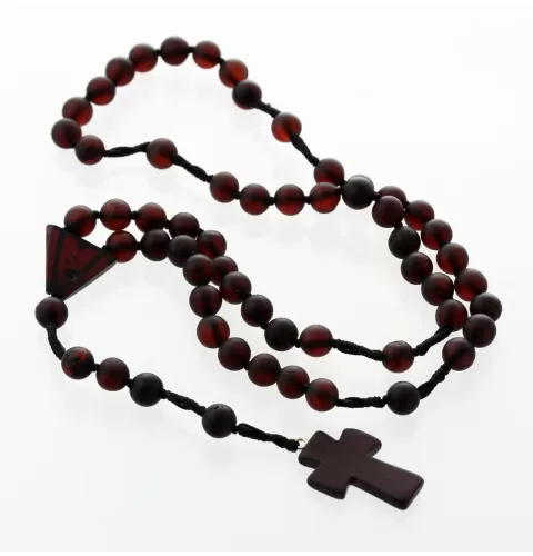 Christian ROSARY made of natural Baltic amber